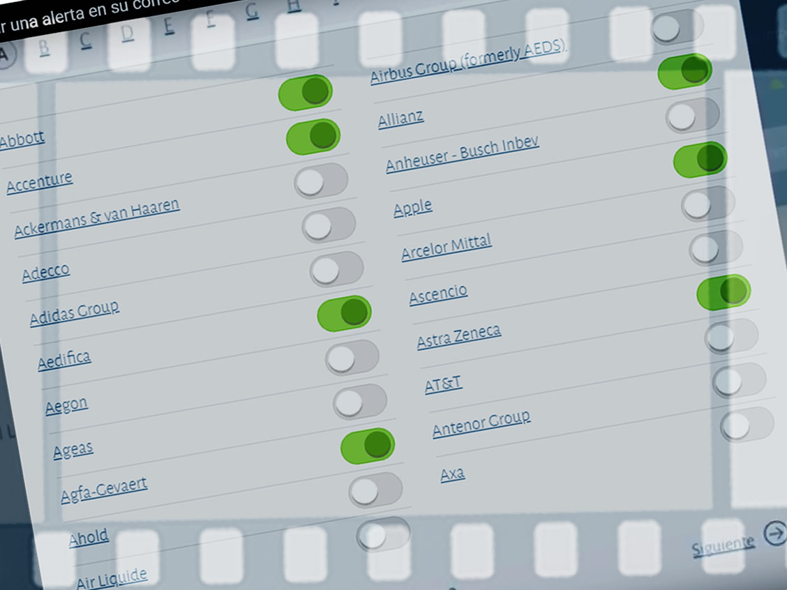 Sistema de alertas por correo eléctrónico